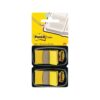 Post-it Index 2 Dispensers with 50 Yellow Tabs Each