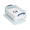 Really Useful 12 Litre Stackable Plastic Storage Box 465x270x150mm Clear