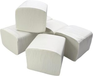 Toilet Tissue Bulk Recycled 2-Ply Interleaved For Dispenser 250 Sheets White Pack 36