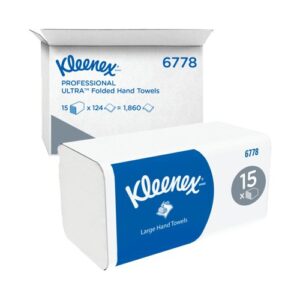 Kleenex Ultra Hand Towels Folded White Medium