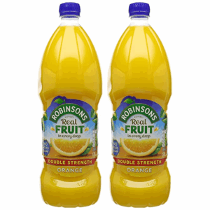 Robinsons Double Concentrate Orange No Added Sugar 1.75 Litre Pack of 2