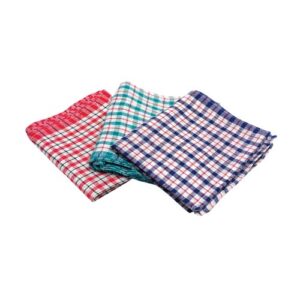 Tea Towels Check Pack 10
