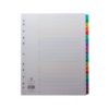 Concord Index 1-20 A4 Extra Wide Multicoloured Mylar Tabs 09901/CS99