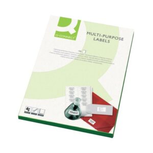 Q-Connect Multipurpose Labels 70x37mm 24 Per Sheet 2400 Labels