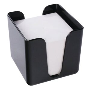 Q-Connect Memo Box Black W102 x D102 x H95mm