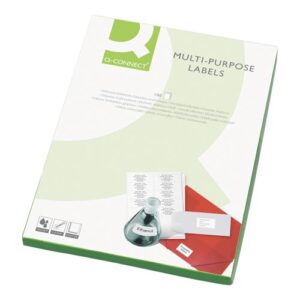 Q-Connect Multipurpose Labels 99.1x93.1mm 6 Per Sheet 600 Labels