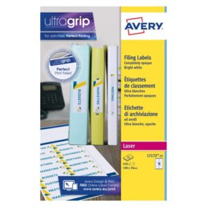 Avery Binder Spine Laser Labels 30x100mm 18 Per Sheet 450 Labels