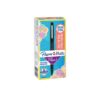 PaperMate Flair Fibre Tip Marker 1mm Tip Black Pack of 12