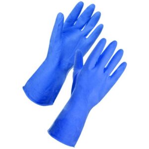Purely Class Household Rubber Gloves Blue Small x 1 Pair