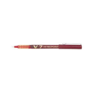 Pilot Hi-Tecpoint V7 Liquid Ink Rollerball Pen Red