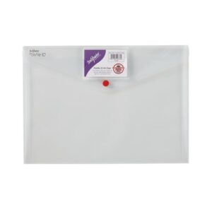 Snopake Polyfile ID Wallet File Polypropylene with Card Holder A4 Clear