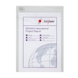 Snopake Polyfile P Wallet File Polypropylene Portrait A4 Clear