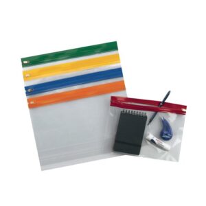 Snopake Zippa Bag S A5 Assorted Colours Pack of 25