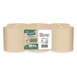 Purely Kind Unbleached Toilet Roll 2ply Mini Jumbo 120m Core 62mm