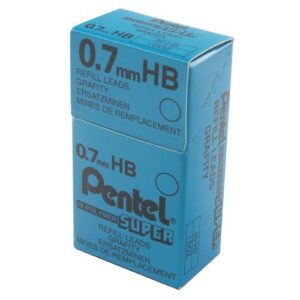 Pentel 0.7mm HB Mechanical Pencil Lead 12 Packs of 12 50-HB