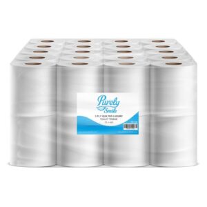 Purely Smile Luxury Quilted Toilet Roll 3ply Pack of 40