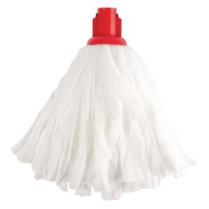 Purely Smile Big White Socket Mop Head Red Pack of 10