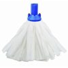 Purely Smile Big White Socket Mop Head Blue Pack of 10