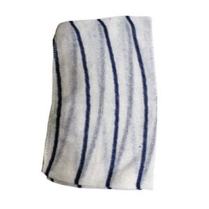Purely Smile Dishcloth Striped Blue 300 x 350mm Pack Of 10