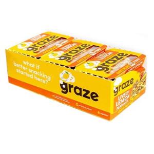 Graze Lively Lemon Oat Flapjack 9 x 53g