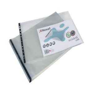 Rexel Ecodesk A3 Premium Recycled Landscape Pockets Pack 30