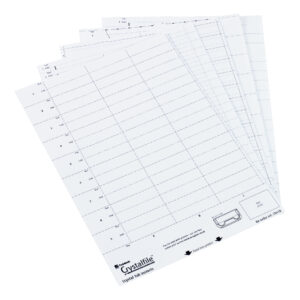 Rexel Printable Crystalfile Suspension Filing Inserts White Pack 50