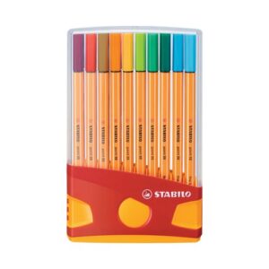 Stabilo Point 88 Fineliner Pens 8820-03 Assorted Pack of 20