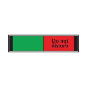 Sliding Sign Do Not Disturb Self Adhesive 225x52mm