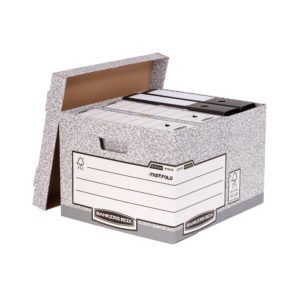 Fellowes Bankers Box Fastfold Large Storage Box 430 x 380 x 294mm