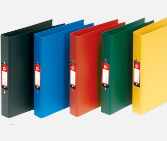 Selection of coloured binders