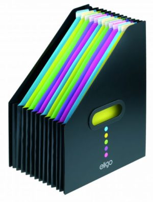 Snopake Eligo Desk Organiser Expanding Polypropylene File 13 Part Portrait