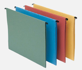 Coloured suspension files