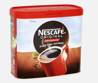 Catering jar of Nescafe