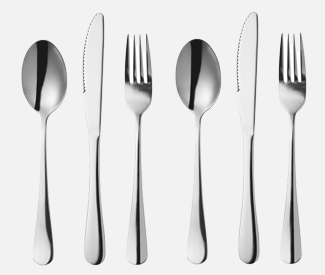Knives, forks and spoons