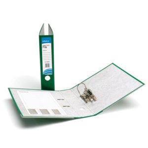 Initiative Polypropylene Coated Board Lever Arch File A4 Green