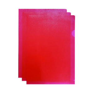Q Connect Cut Flush Folders Plastic Pack 100