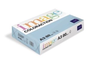 Image Coloraction A3 Iceberg Pale Icy Blue 80gsm Paper Pack 500