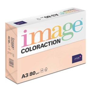 Image Coloraction A3 Savana Pale Salmon 80gsm Paper Pack 500