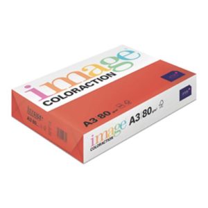 Image Coloraction A3 Chile Deep Red 80gsm Paper Pack 500