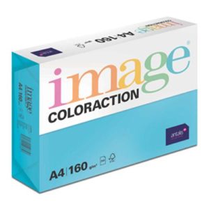 Image Coloraction A4 Lisbon Deep Turquoise 160gsm Card Pack 250