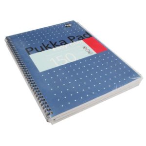 Pukka Pad Easy-Riter Metallic Wirebound A4 Ruled Punched Margin 150 Pages