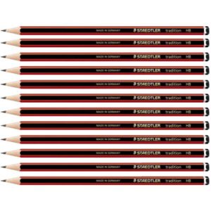 Staedtler 110 Tradition Pencil Cedar Wood HB Pack of 12