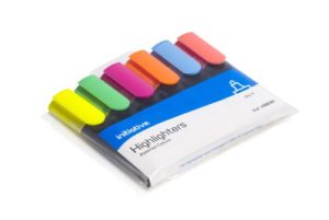 Initiative Highlighters Assorted Pack of  6
