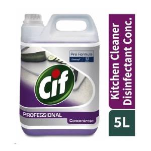 Cif Professional Kitchen Concentrated Kitchen Disinfectant Cleaner 5 Litre