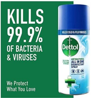 Dettol Antibacterial All-in-One Disinfectant Spray Crisp Linen 400ml
