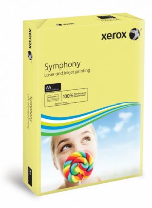 Xerox A4 Pastel Yellow 160gsm Card Pack 250