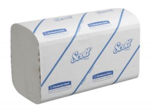Scott Performance Hand Towels Folded White Medium