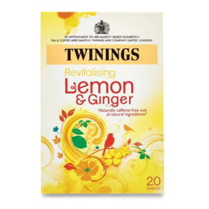 Twinings Lemon & Ginger Enveloped Tea Bags Pack of 20