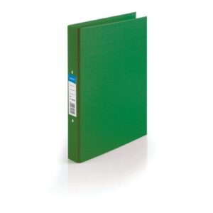 Initiative Polypropylene Coated Board 2 Ring Binder A4 25mm Capacity A4 Green