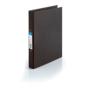 Initiative Polypropylene Coated Board 2 Ring Binder A4 25mm Capacity A4 Black